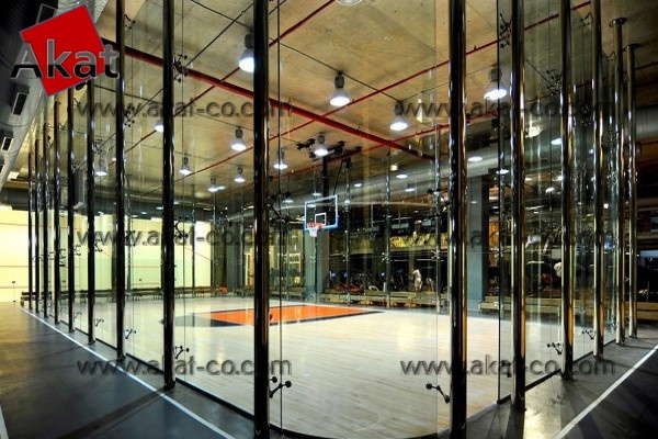 نمای اسپایدر شیشه ای