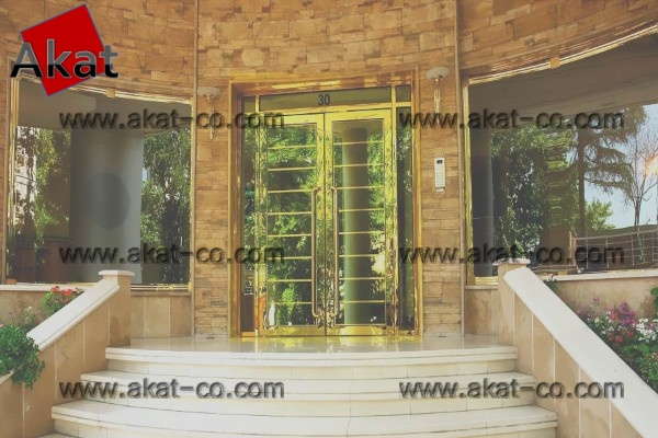 درب استیل طلایی